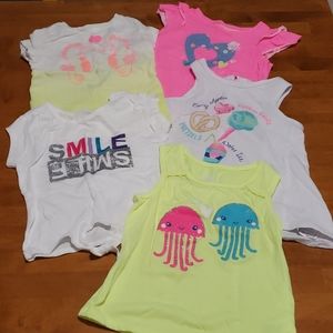 Lot of girls summer shirts